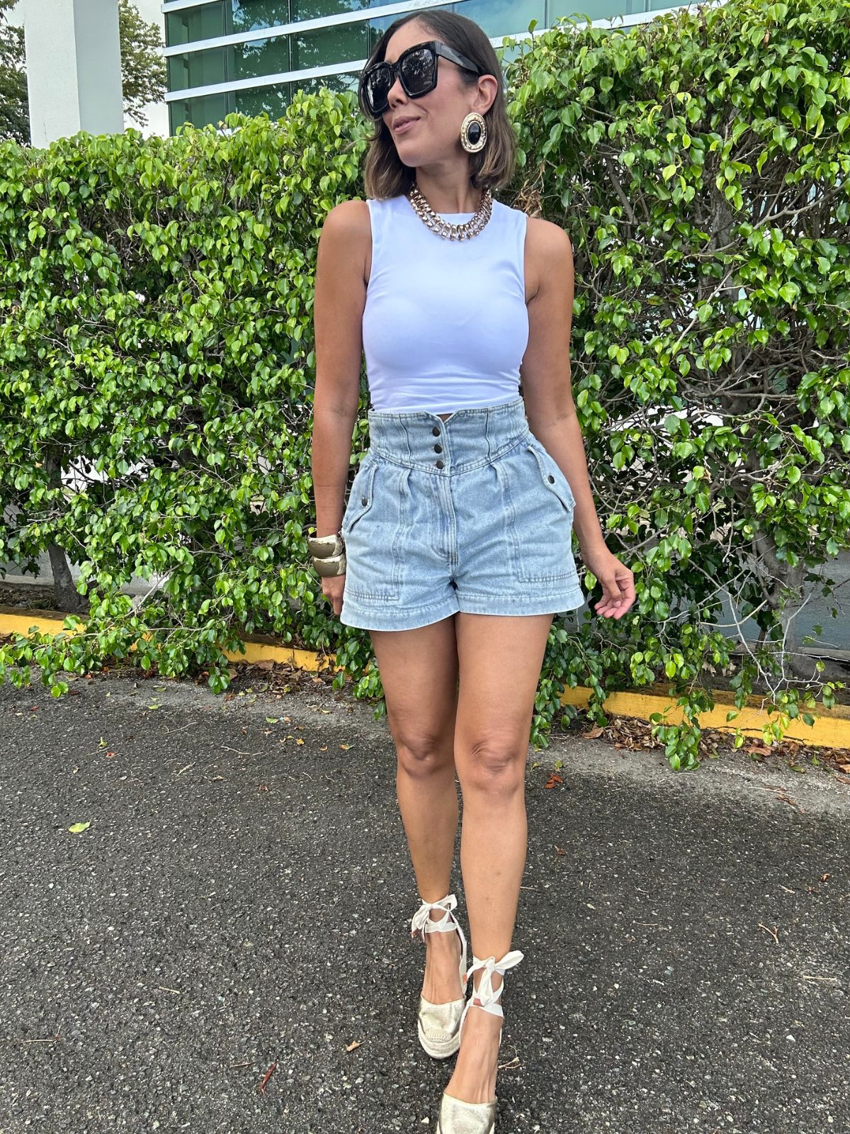 The Modern Classic Denim Shorts