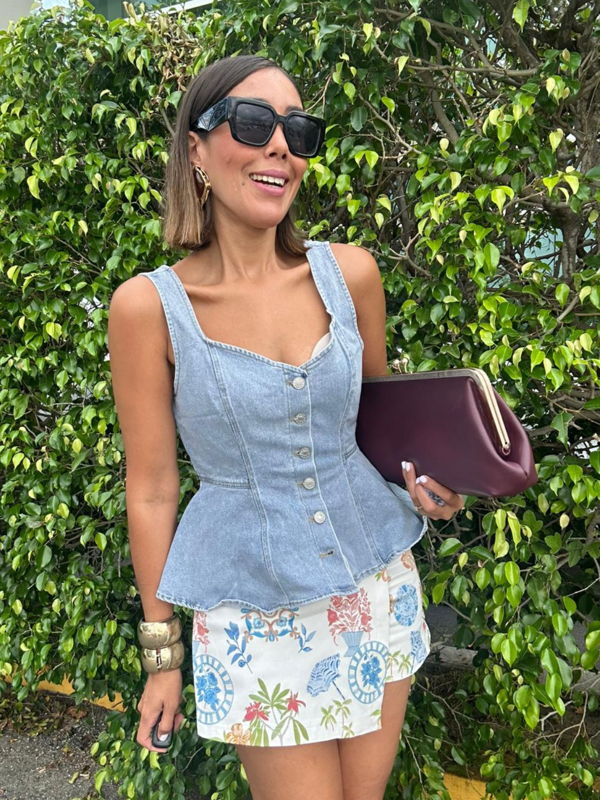 True to You Denim Top