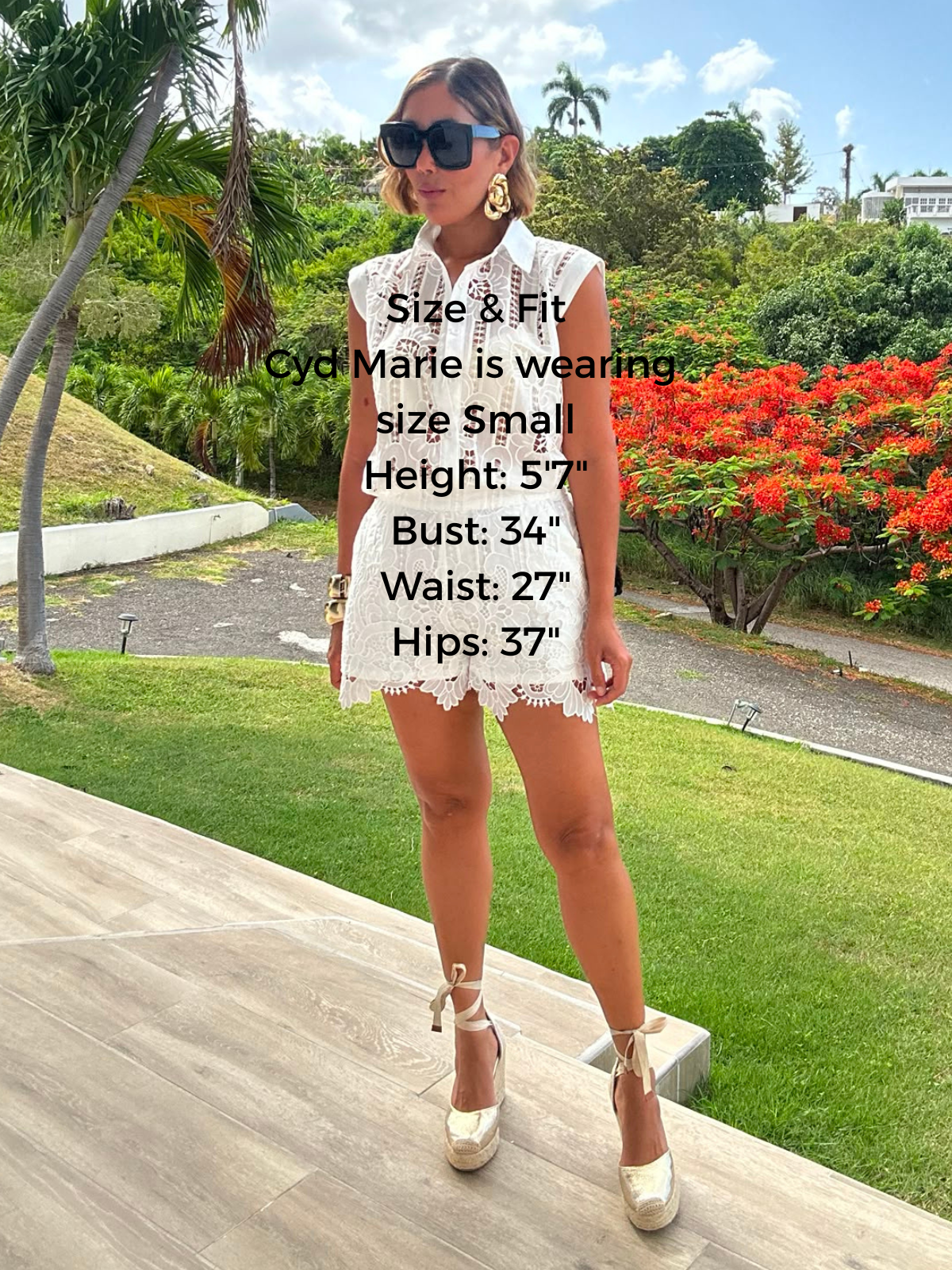 The Ivory Guipure Two-Piece Set