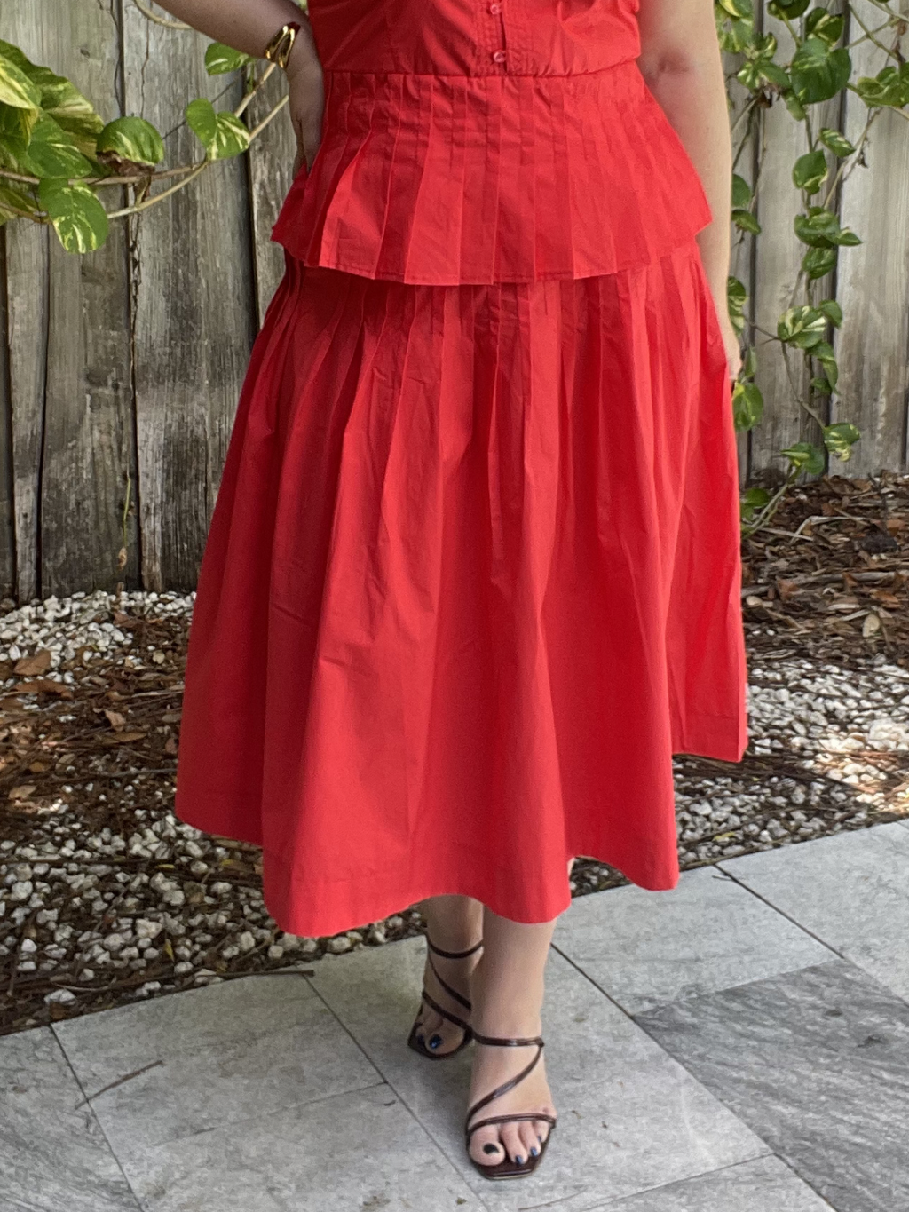 The Pretty Comes Easy Midi Skirt
