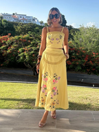 The Weekend in Provence Top & Skirt Set
