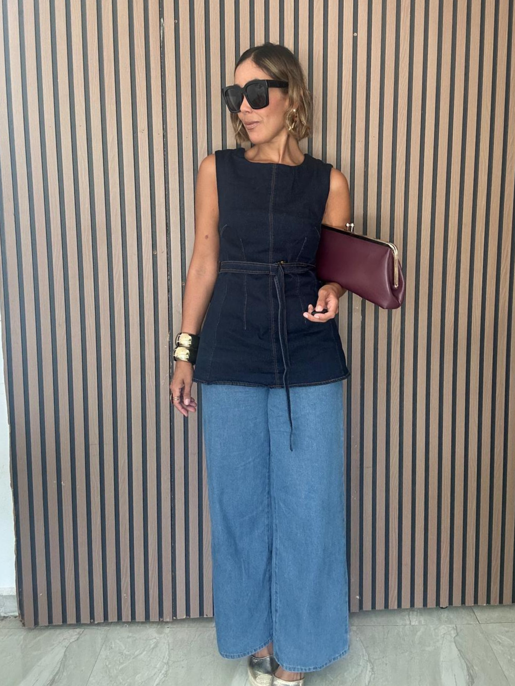 Atelier Indigo Top