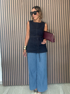 Atelier Indigo Top