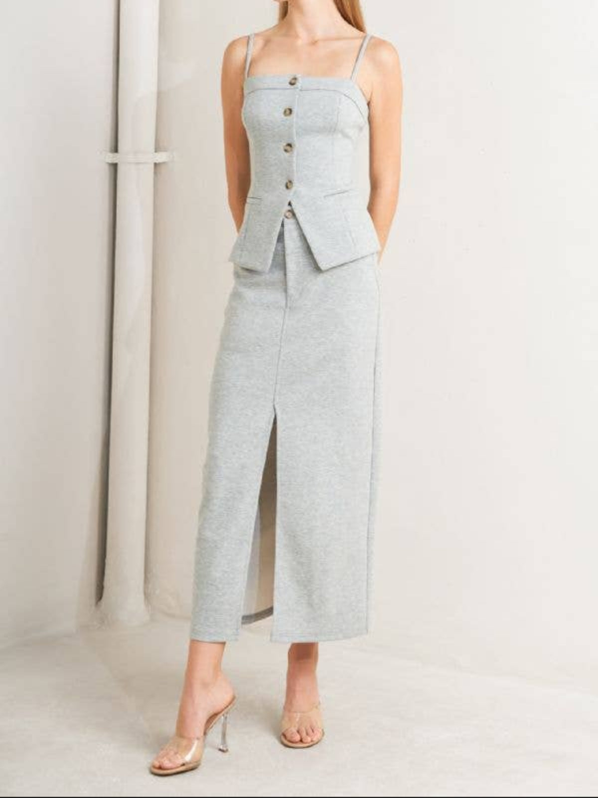 The It-Girl Ease Top & Skirt Set