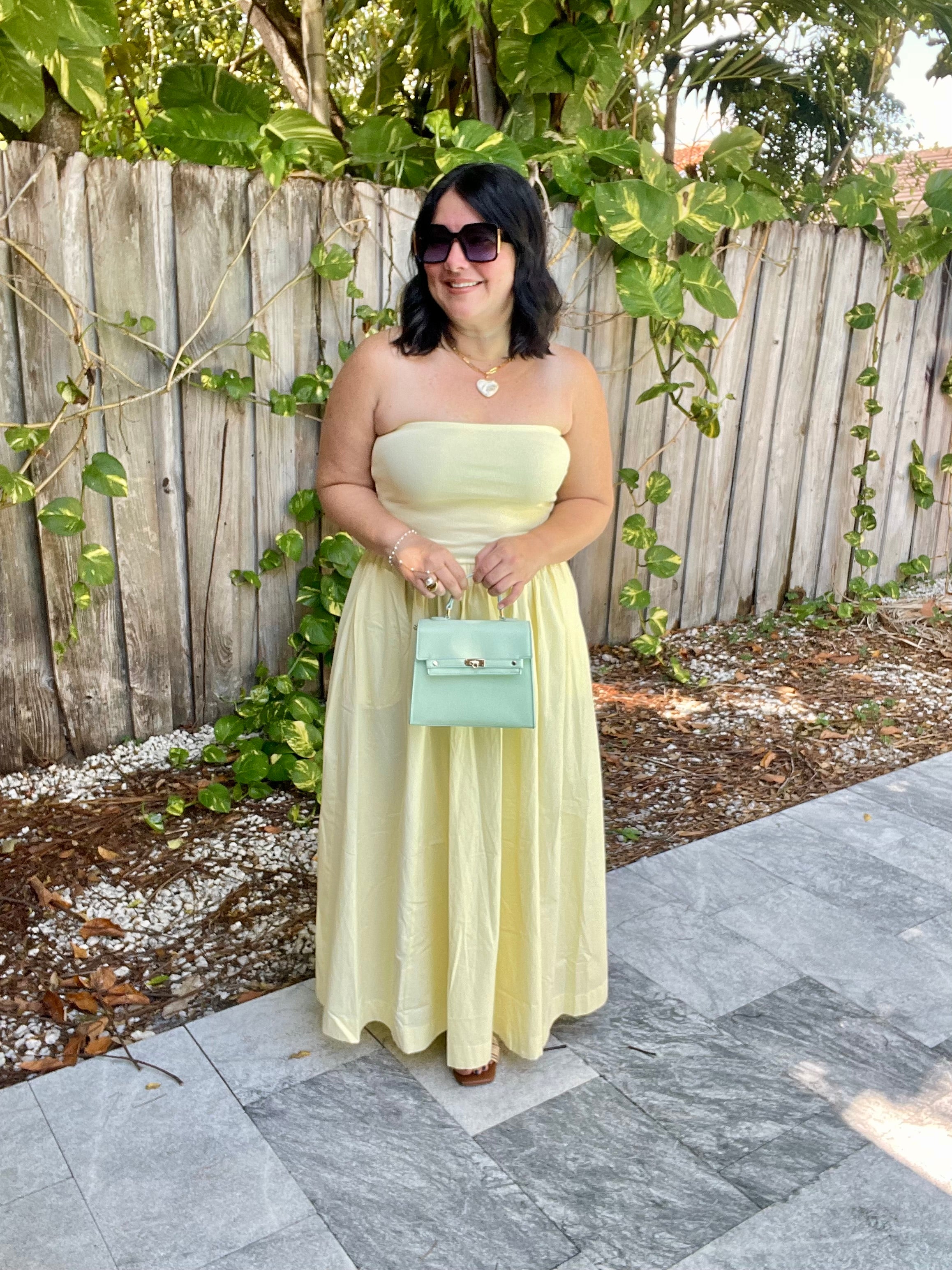 Solea Strapless Midi Dress