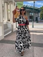 Written in Contrast Maxi Dress