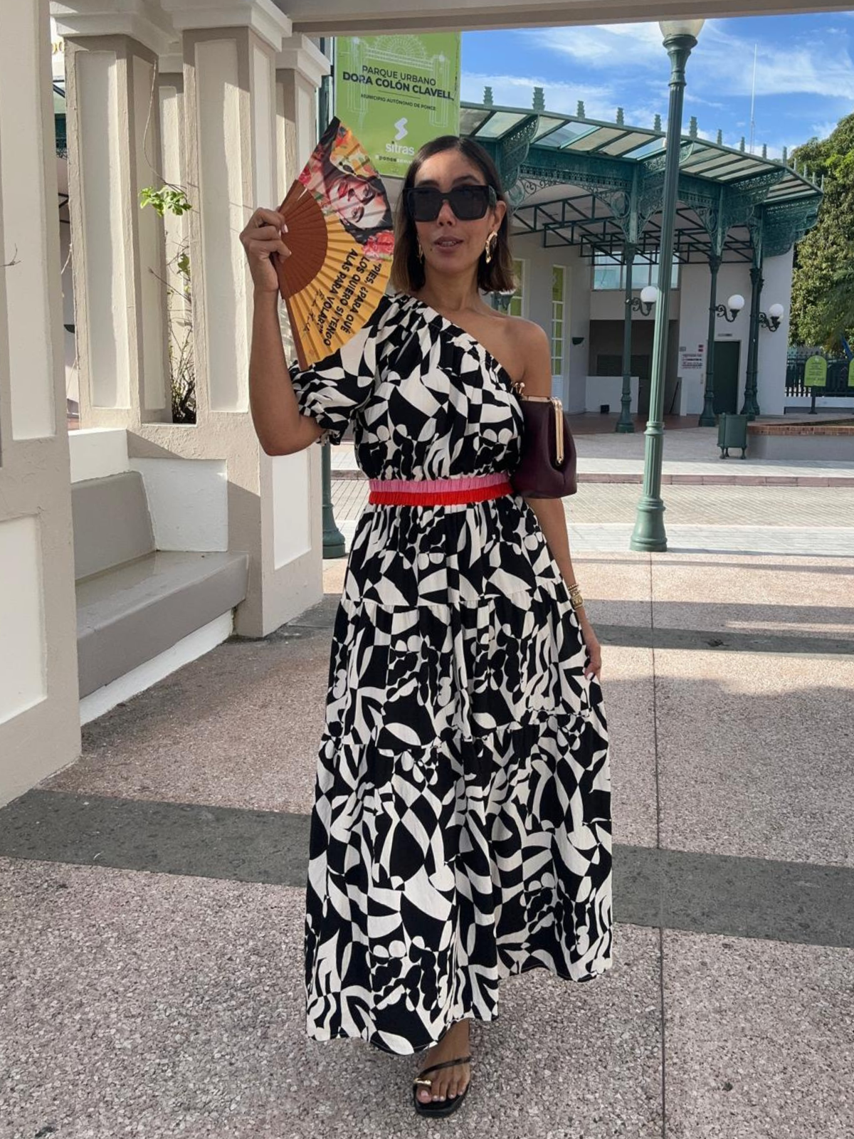 Written in Contrast Maxi Dress