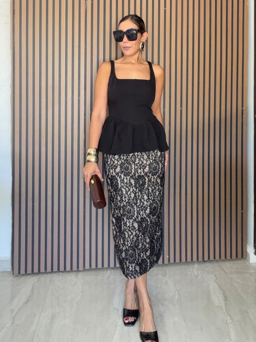 She Sets the Tone Peplum Top