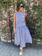 The Country Manor Gingham Maxi Skirt