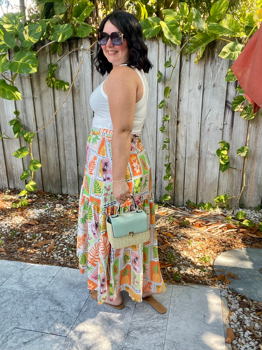 Pineapple Express Wrap Skirt