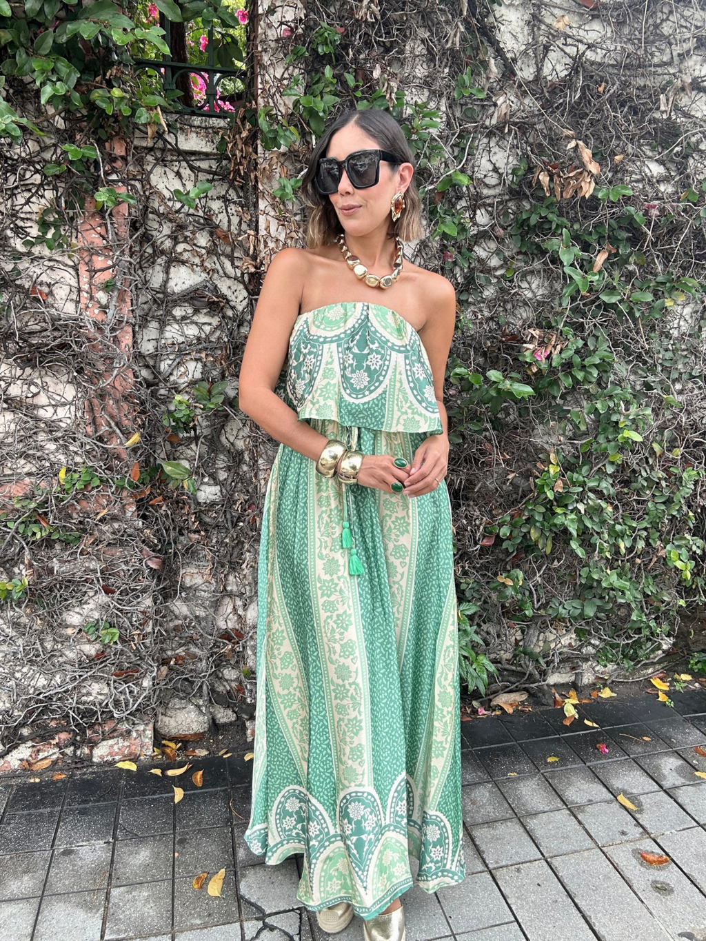 Isla Verde Tube Maxi Dress