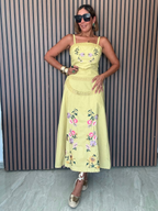 The Weekend in Provence Top & Skirt Set
