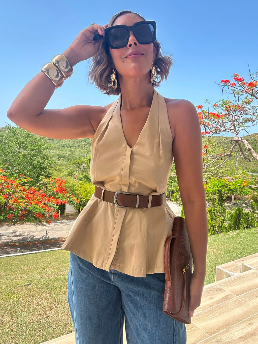 The Undone Elegance Top