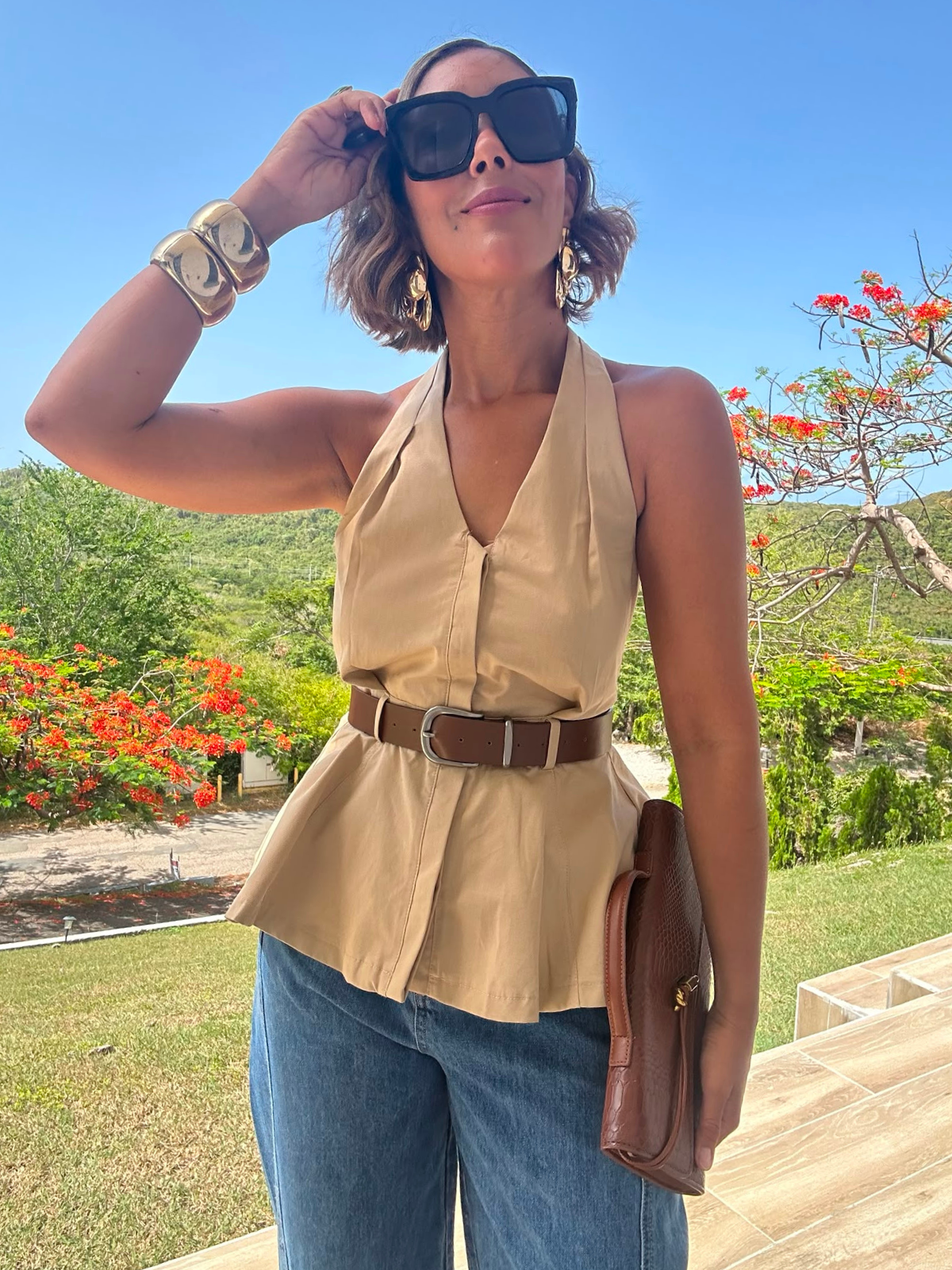 The Undone Elegance Top