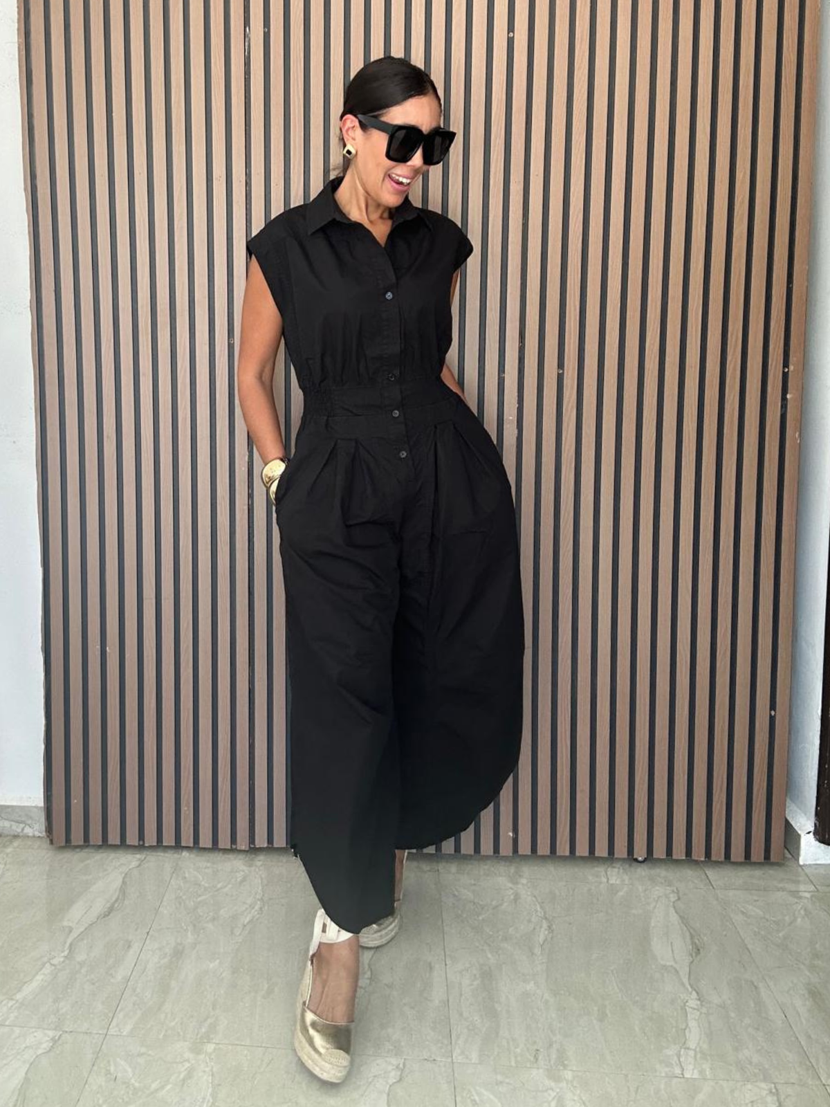 The 24/7 Collared Jumpsuit