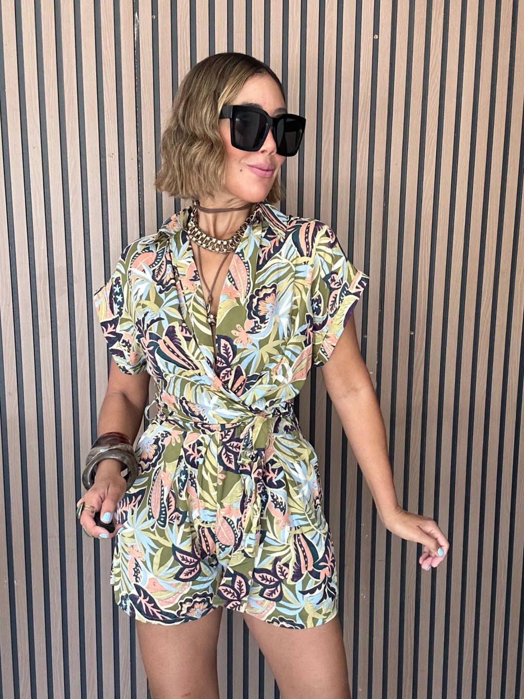 The Sunset Check-In Romper