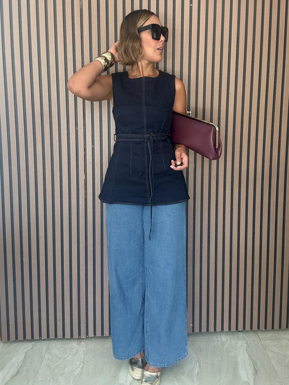 Atelier Indigo Top