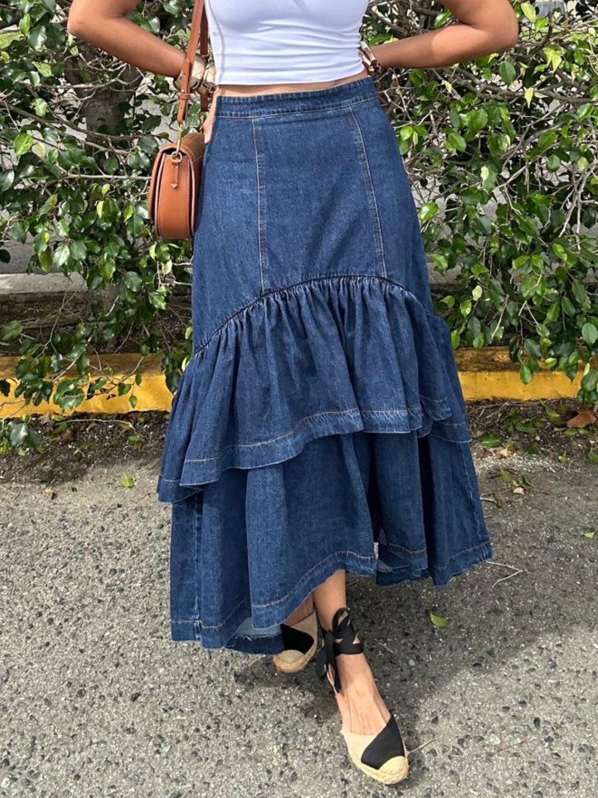 The Flirt Factor Denim Skirt