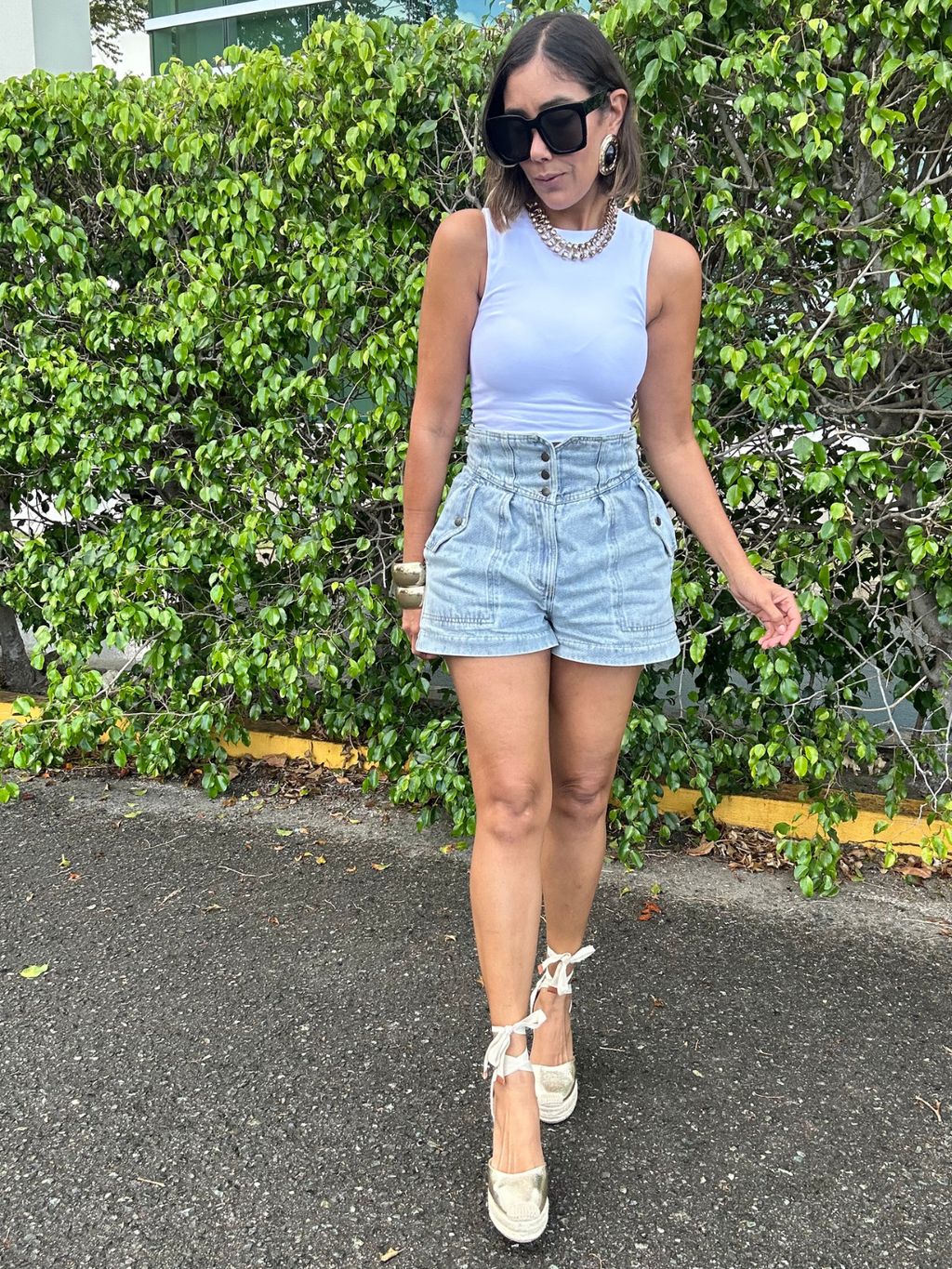 The Modern Classic Denim Shorts