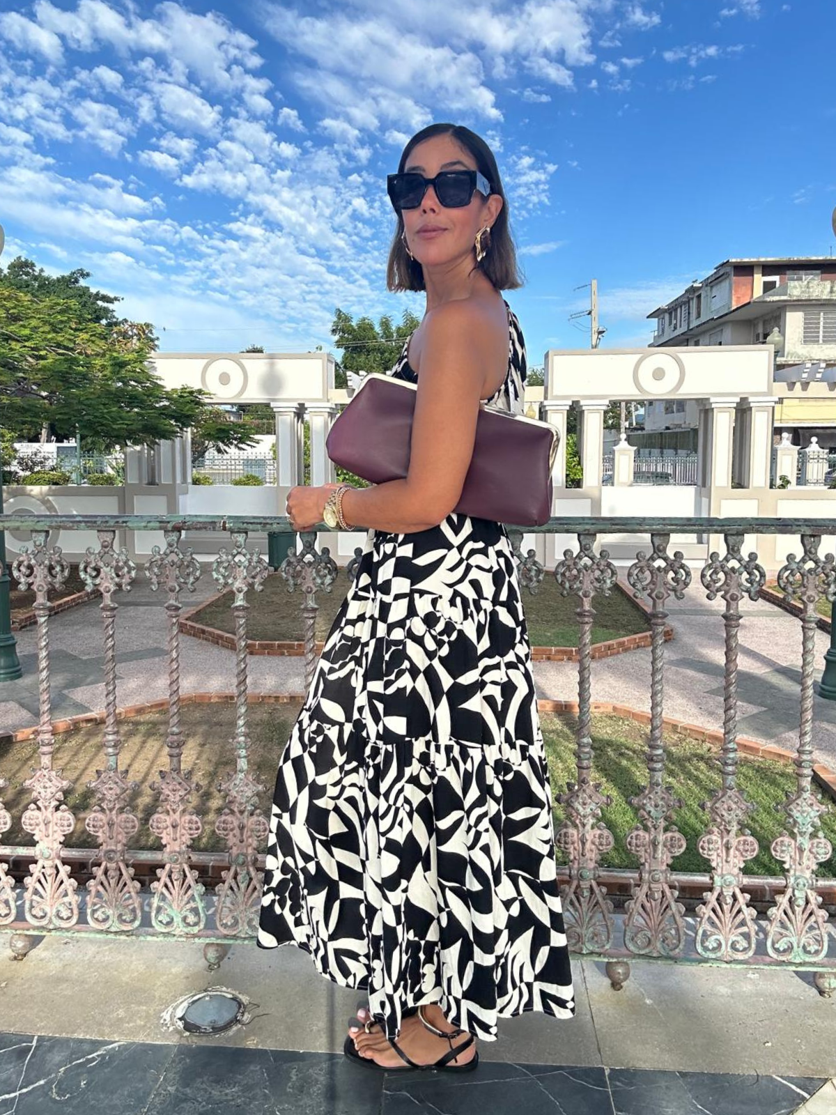 Written in Contrast Maxi Dress