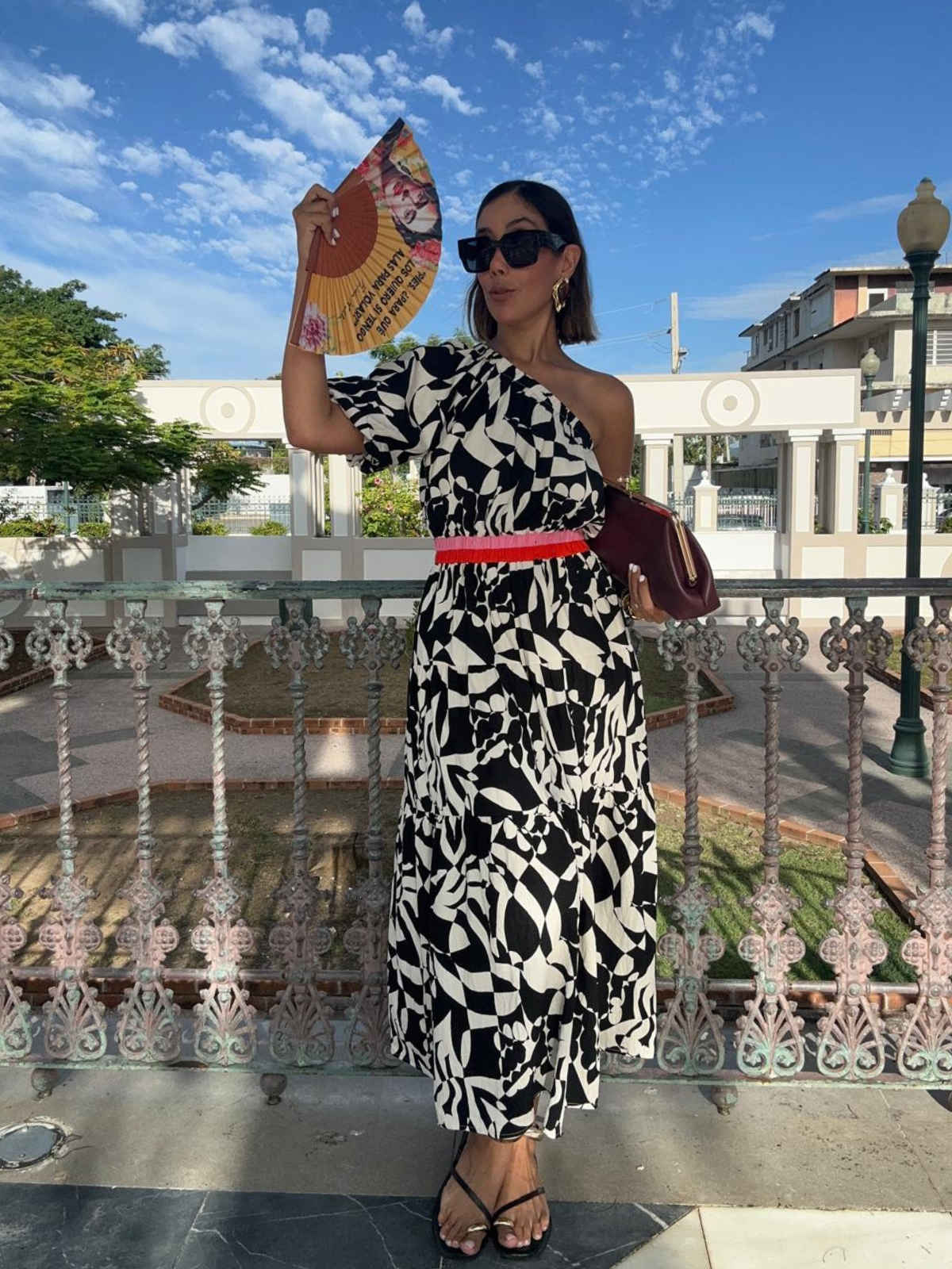 Written in Contrast Maxi Dress