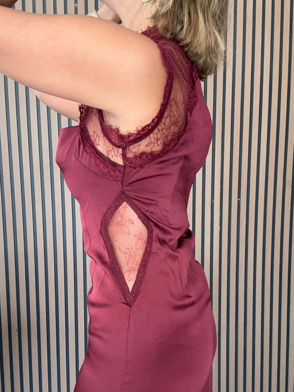 The Heart's Desire Burgundy Gown