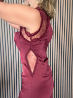 The Heart's Desire Burgundy Gown