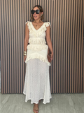 The Amalfi Fringe Top & Skirt Set