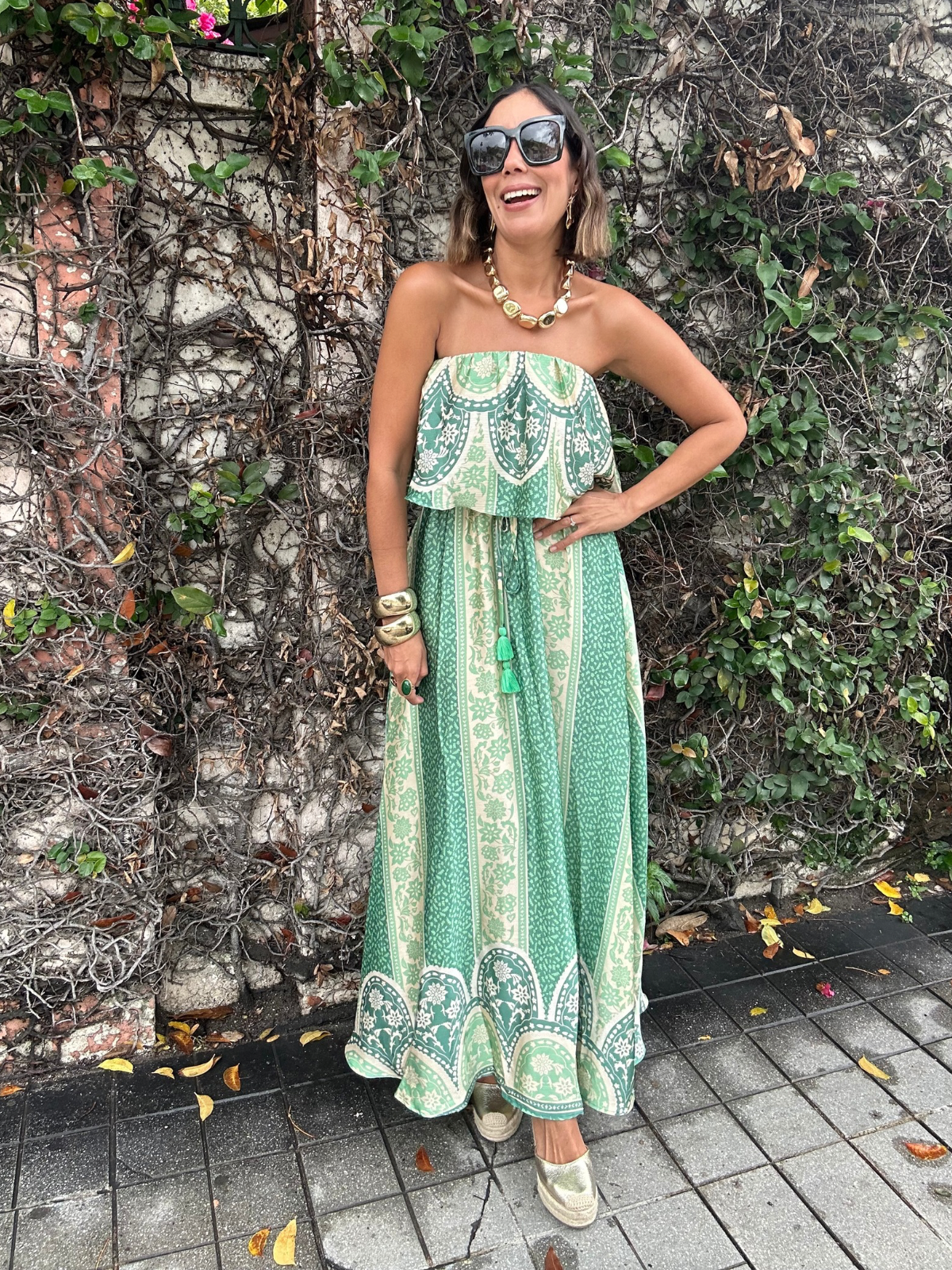 Isla Verde Tube Maxi Dress