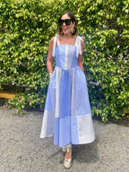 Perfectly Mixed Patchwork Maxi Dress