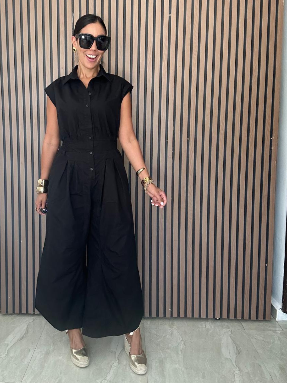 The 24/7 Collared Jumpsuit