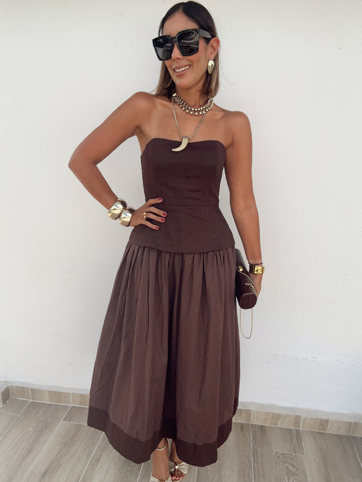 Bali Breeze Strapless Corset Dress