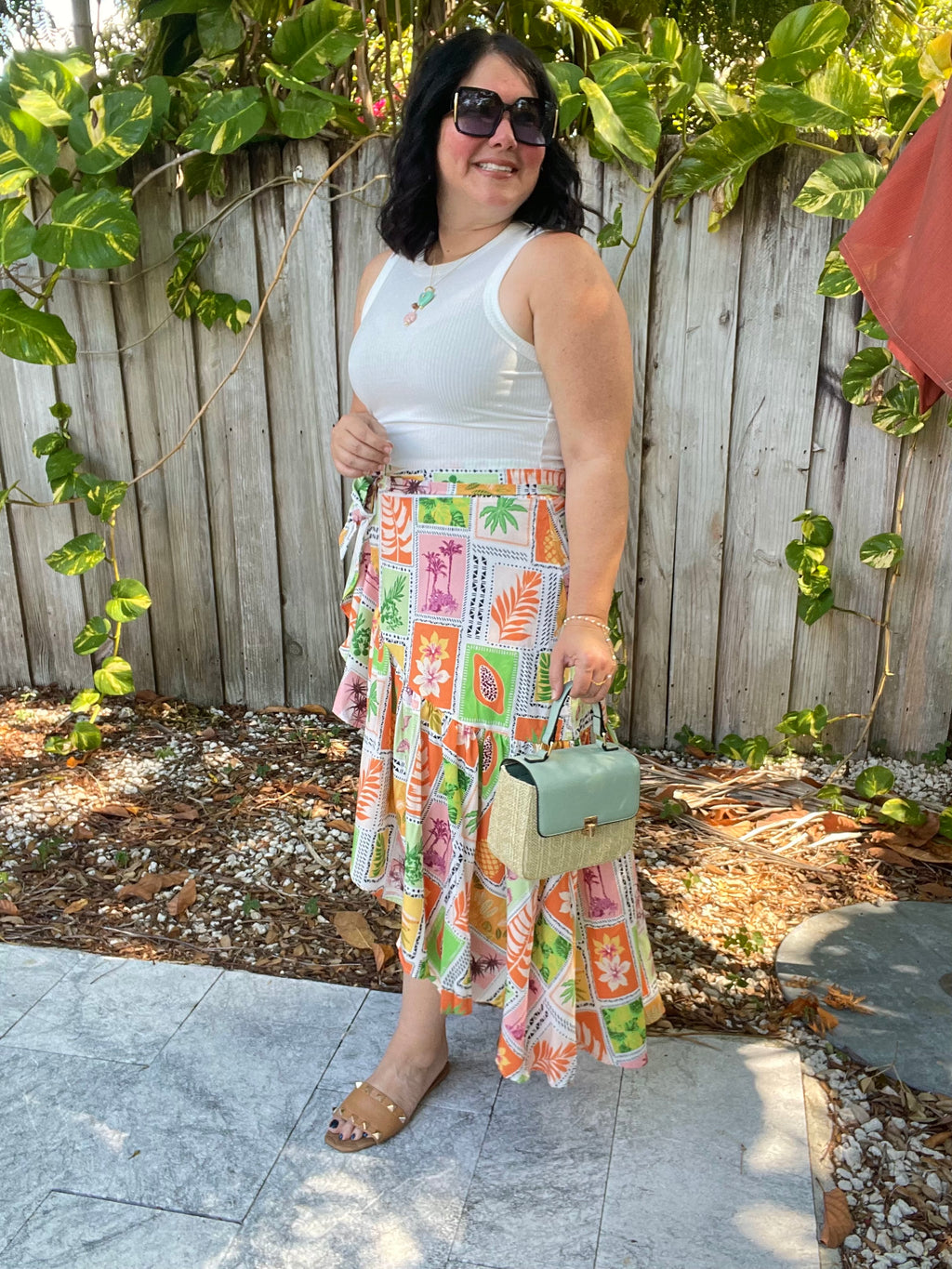 Pineapple Express Wrap Skirt