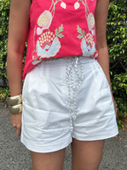 Marina Chic Belted Shorts