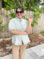 Not Your Average Denim Blouse