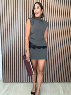 Subtle Statement Mini Skirt