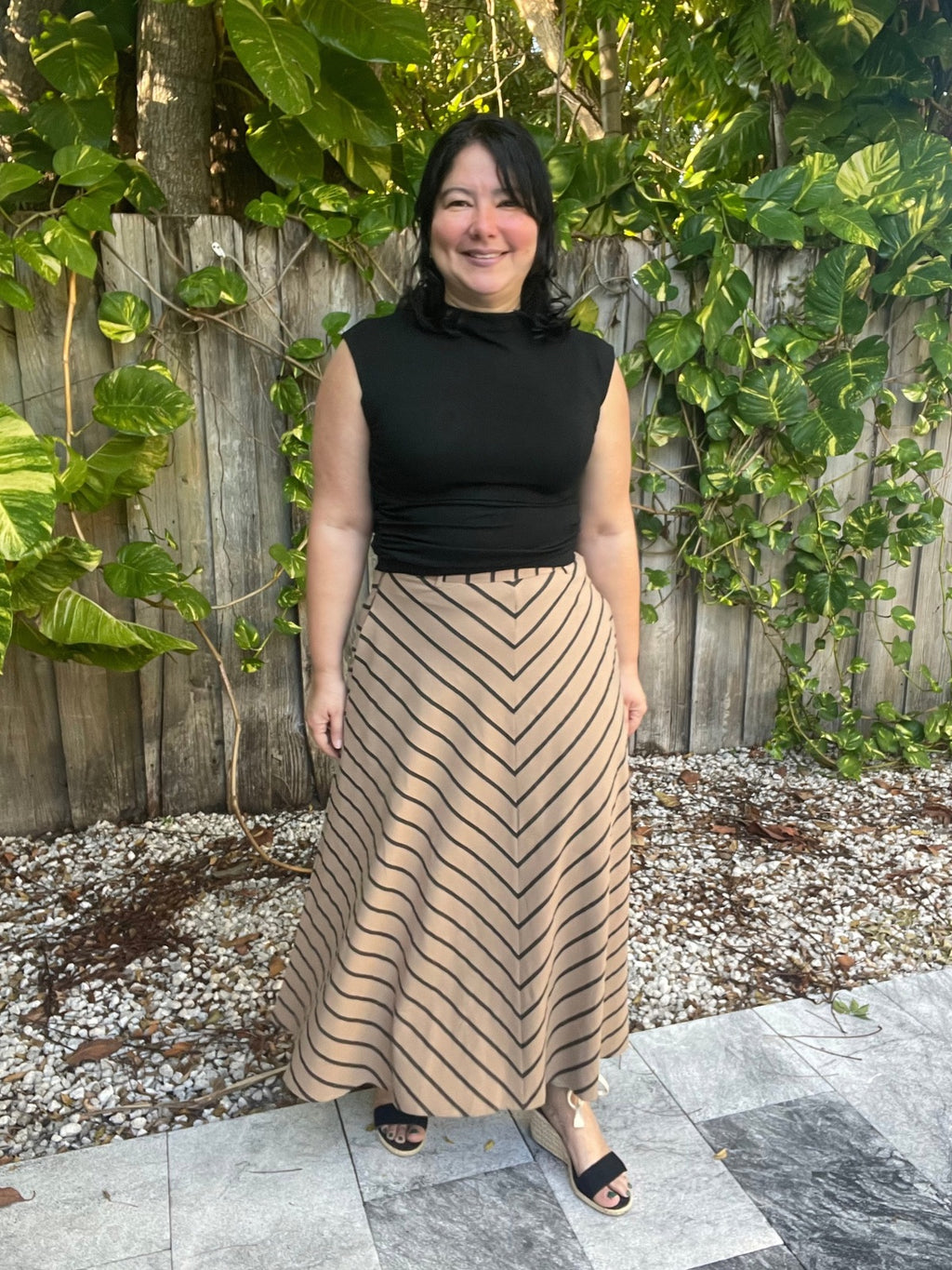 A Touch of Warmth Midi Skirt