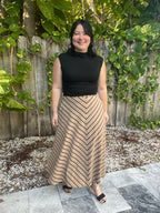 A Touch of Warmth Midi Skirt