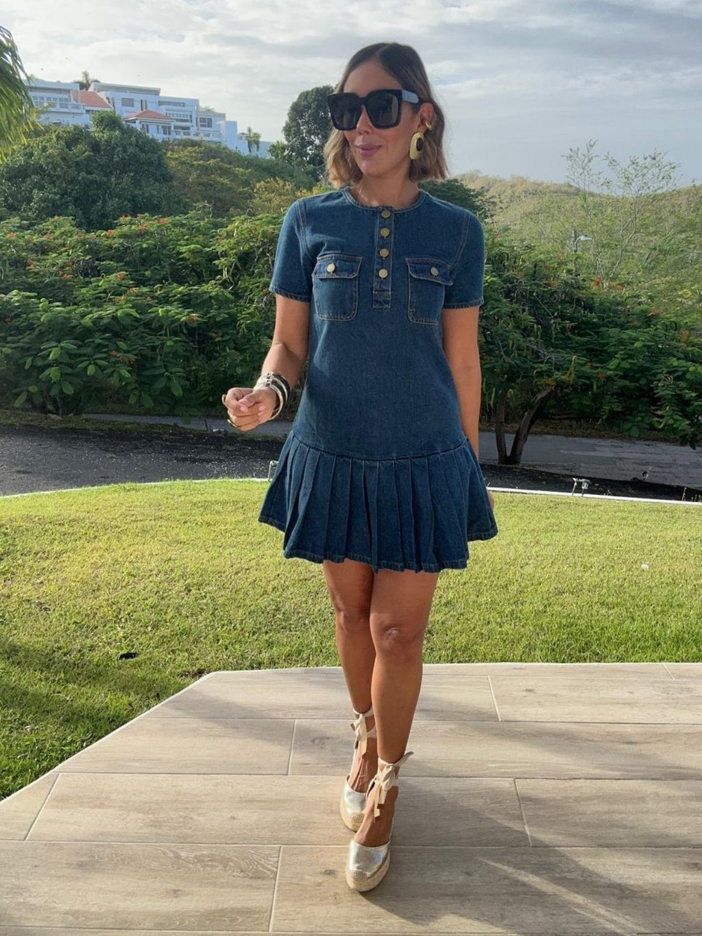 The Casual Crush Denim Mini Dress