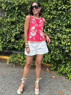 Marina Chic Belted Shorts