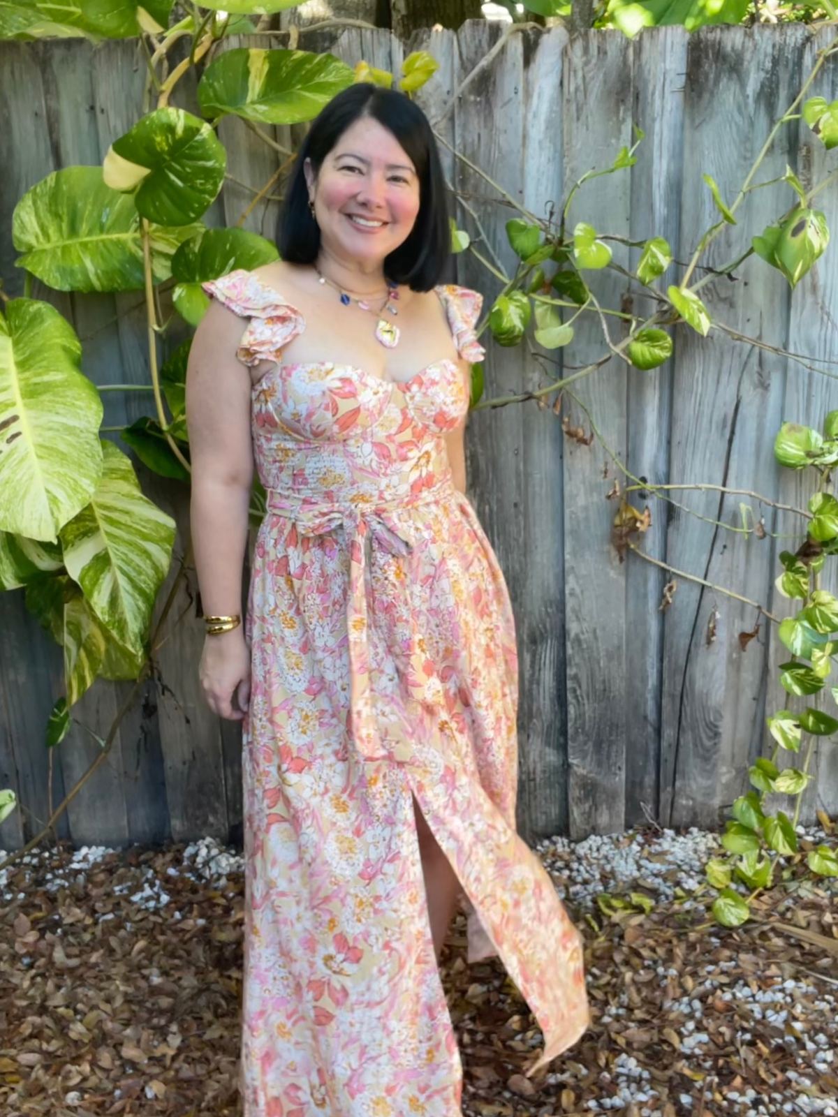 Probably Should Corset Flutter Dress