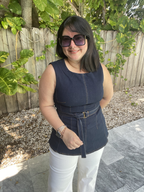Atelier Indigo Top