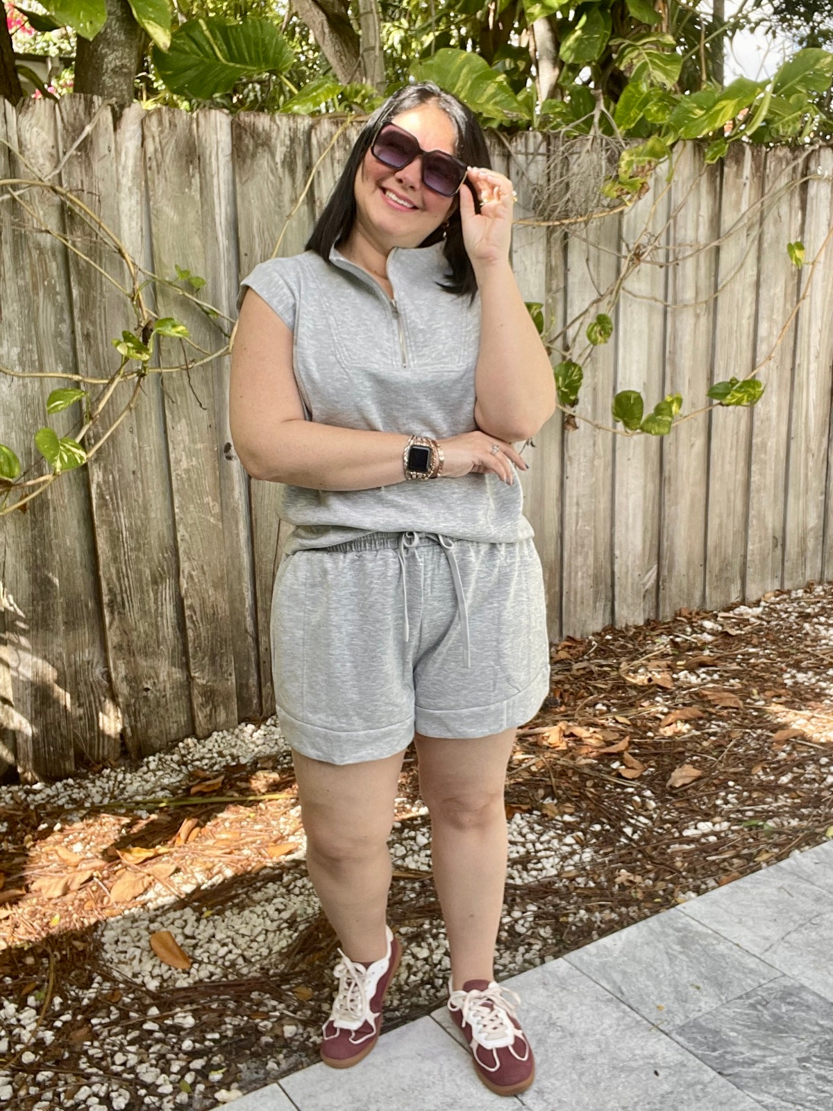 The Leisure Society Top And Shorts Set