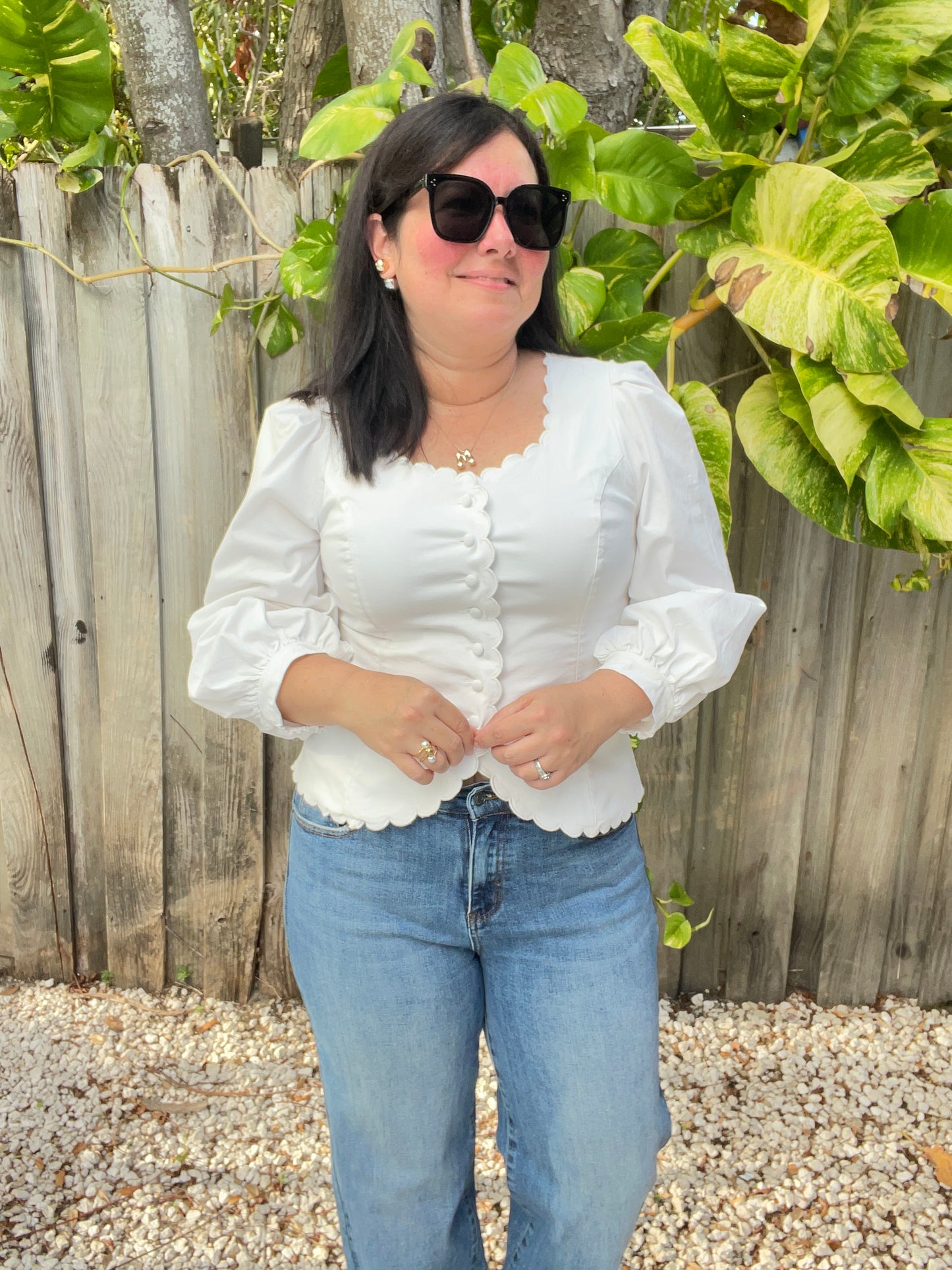 Amber Square Neck Blouse