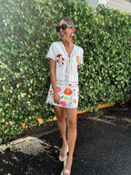 Flora Fiesta Embroidered Set