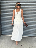The Rich Girl Routine Vest and Skirt Set (Holiday Edition)