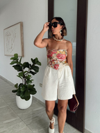 Meadow Romance Strapless Handkerchief Top