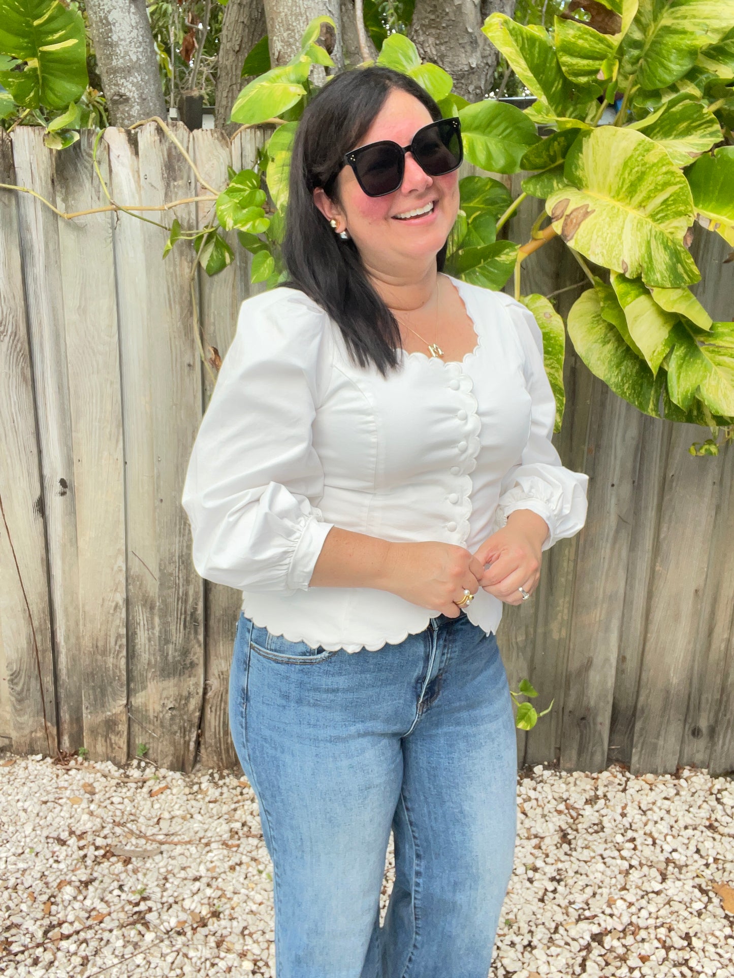 Amber Square Neck Blouse