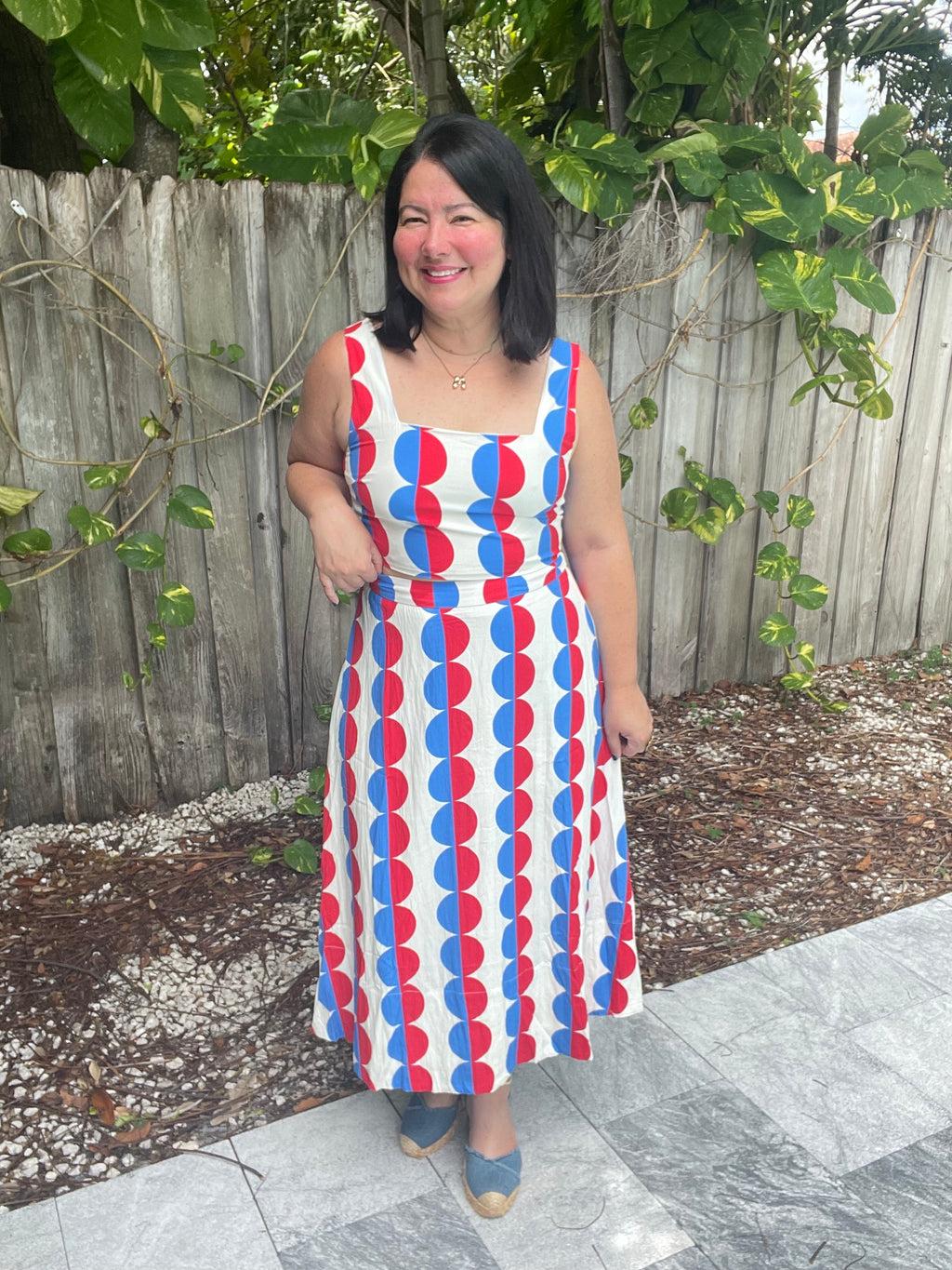 The Darling Days Crop Top & Midi Skirt Set