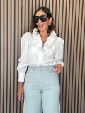 Mirela Ruffle Long Sleeve Top